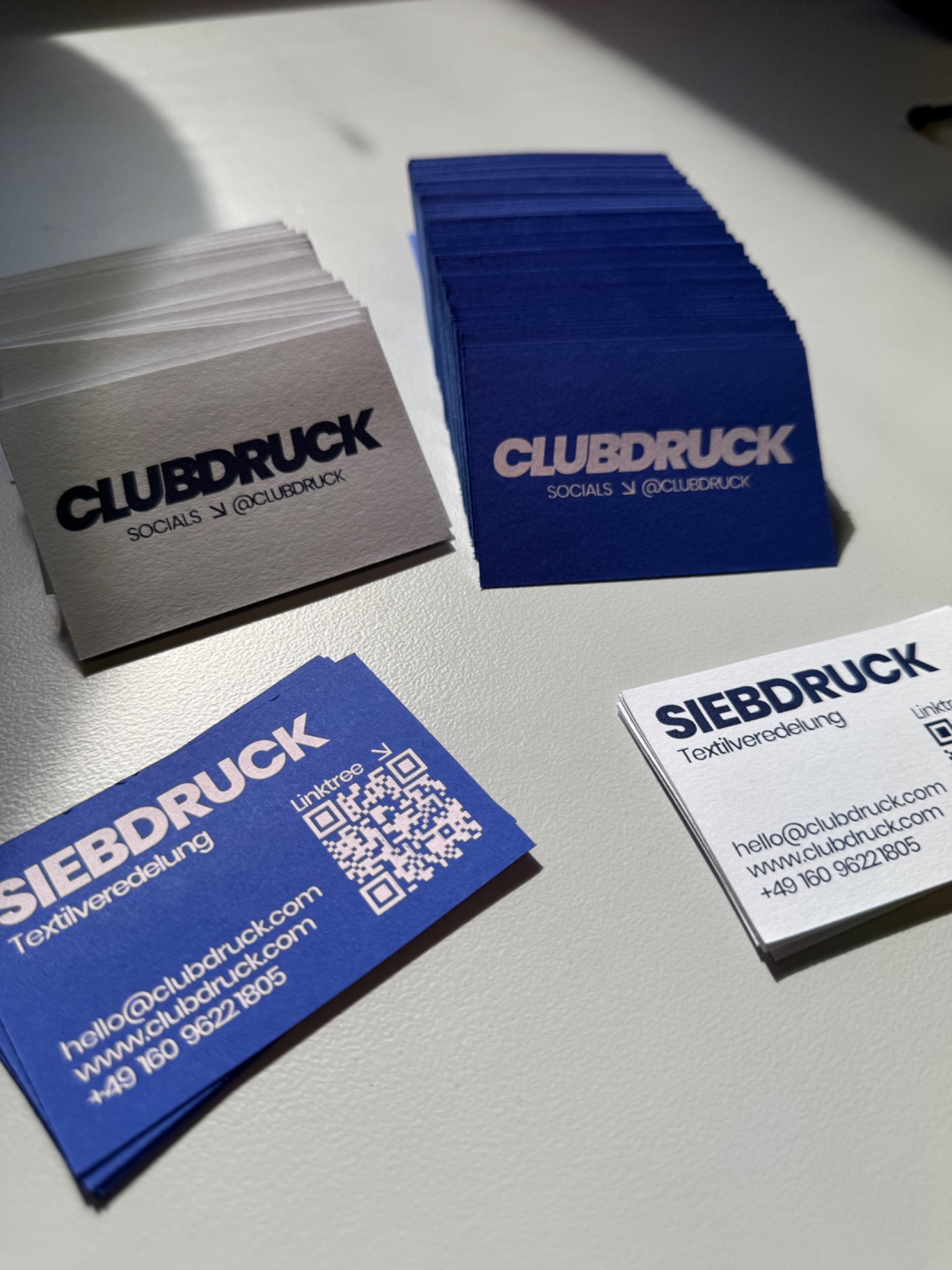 CLUBDRUCK Visitenkarten Visitenkarten